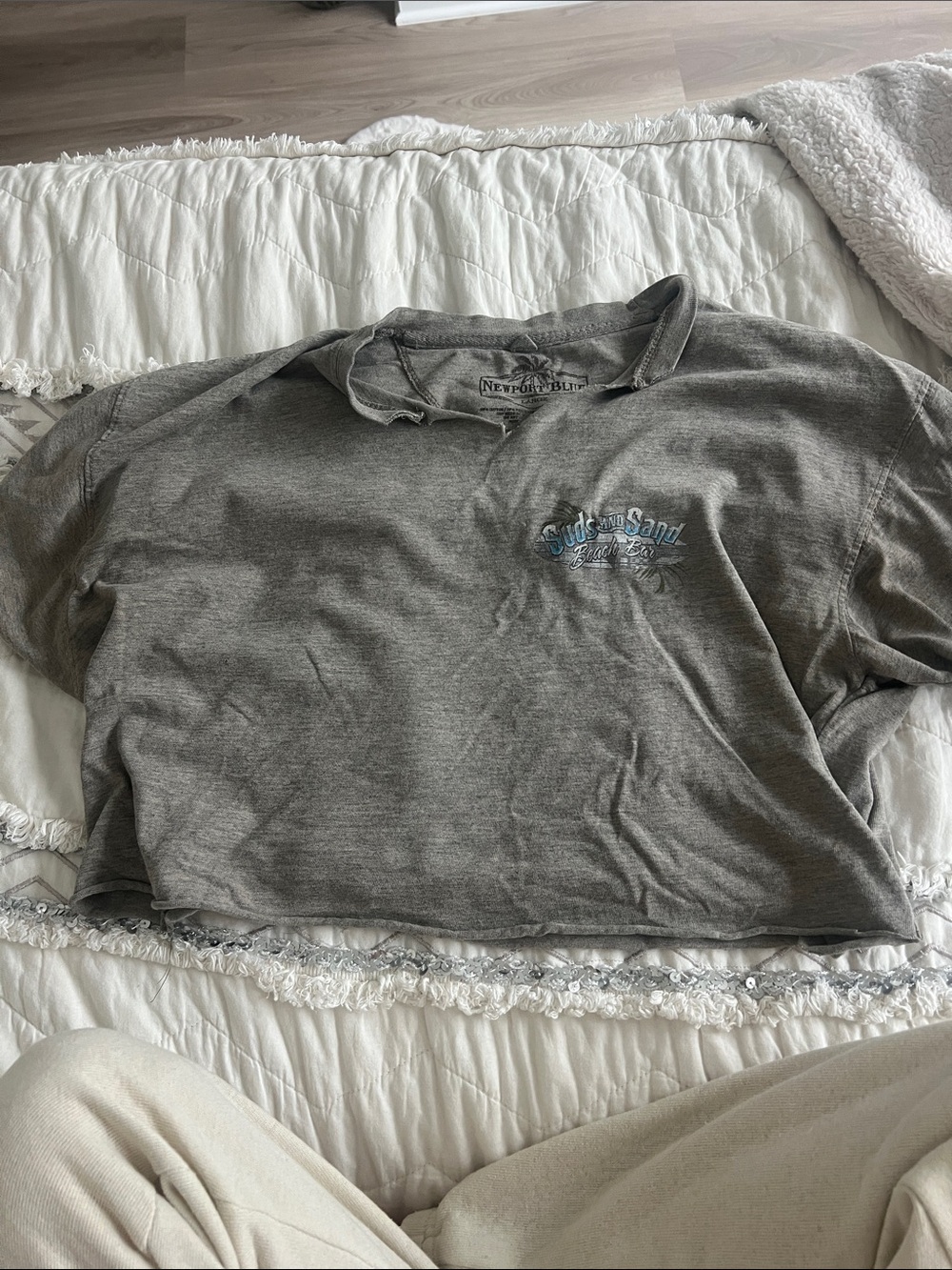 Newport Gray Short Sleeve